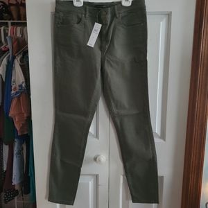 NWT Ann Taylor Green Denim Jeans
